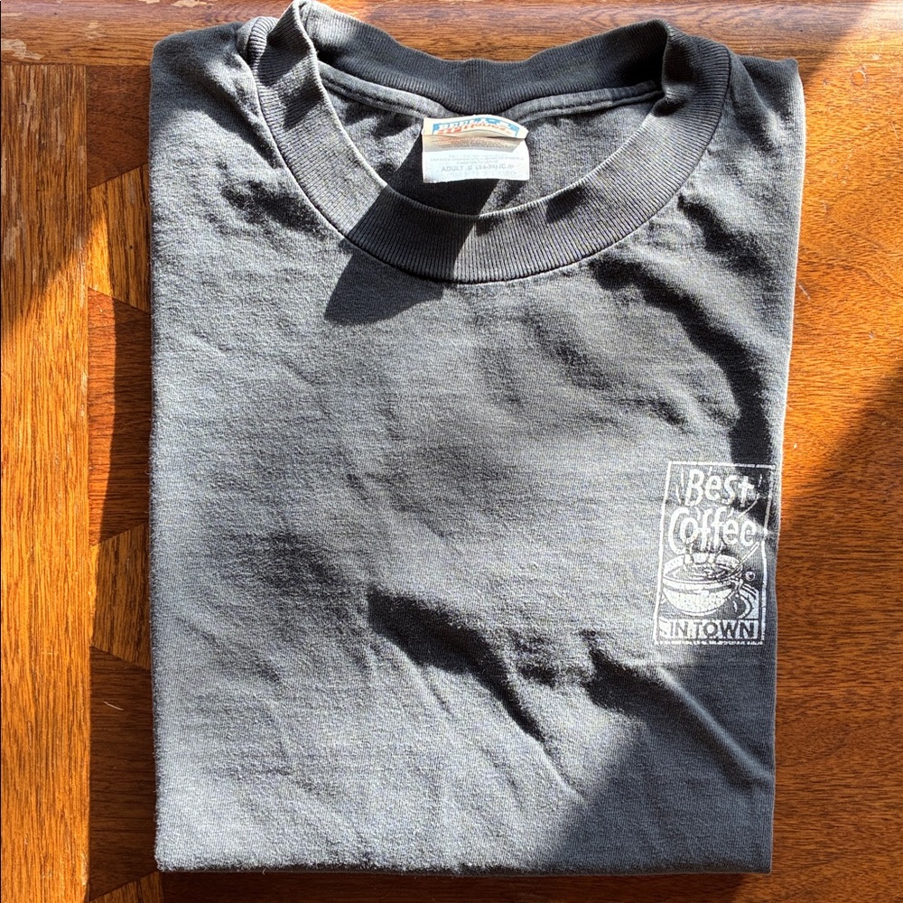 Hanes Black Coffee Graphic Tee